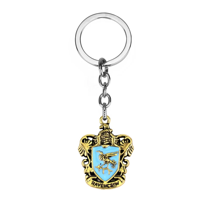 Желтый градиент Hp cosplay Platform 9 3/4, брелок с логотипом, 2 цвета, круглая подвеска, аксессуары, брелок, коллекция, реквизит, ювелирное изделие, подарок для фанатов - Цвет: Желтый градиент