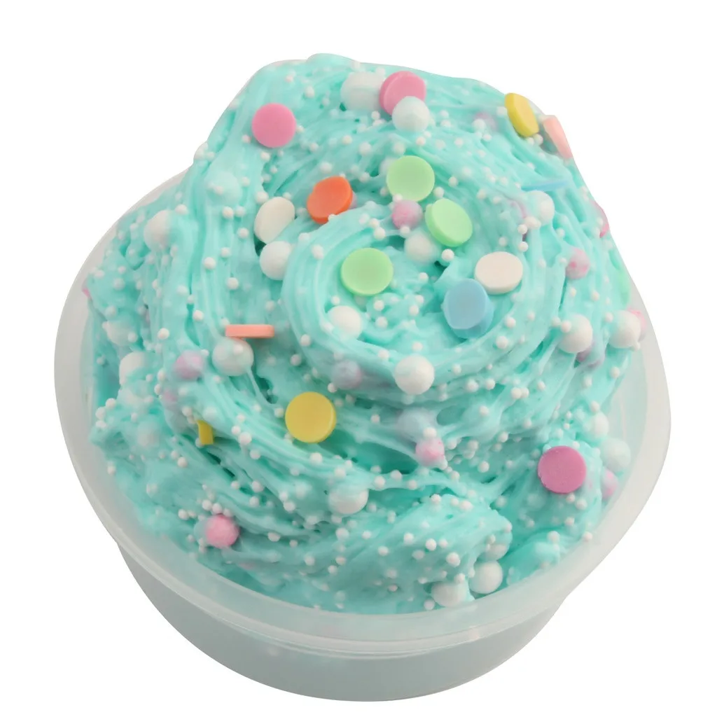 Fluffy Slime Supplies Stress Relief Toy Child Creativity Imagination Education toy Beautiful Color Colorful Slime toys #A
