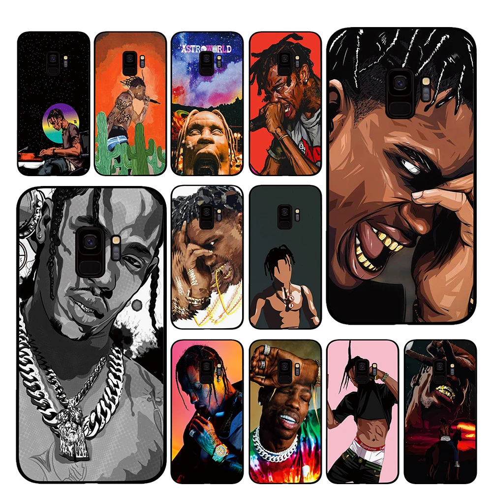 

travis scott Phone Case for Samsung Galaxy S10 S10E S8 Plus S6 S7 Edge S9 S10e Plus Note 8 9 Cover