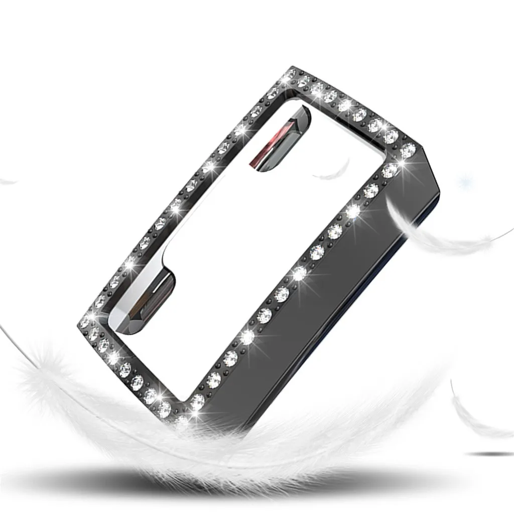 Ouhaobin чехол с бриллиантами для Fitbit charge 3, защитная крышка для экрана, чехол для часов для fitbit, сменный экран 809#2