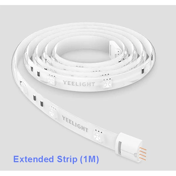 1M Extension Strip Yee светильник RGB светодиодный 2 м умный светильник-полоса умный дом для Mi Home приложение WiFi работает с Alexa Google Home Assistant 16 миллионов красочных - Цвет: 1M Extension Strip