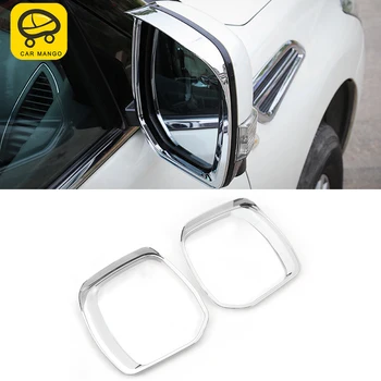 

CarManGo Car Accessories Side Rearview Mirror Protector Cover Sticker Frame Rain Visor Decor for Nissan Patrol Y62 2010-2019