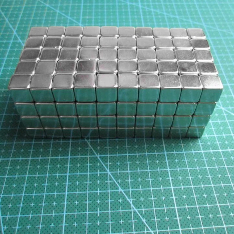 BMBY-50Pcs 10 мм X 10 мм X 10 мм неодимовые магниты Квадратные 10X10X10 блок супер сильные редкоземельные 10X10X10 искусство творение соединение