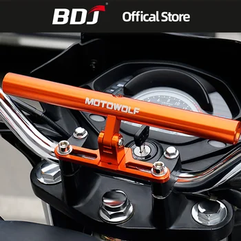 

BDJ Motorcycle Crossbar Motor Phone GPS Spotlight Headlights Mounting Bracket For Yamaha Honda Harley Suzuki