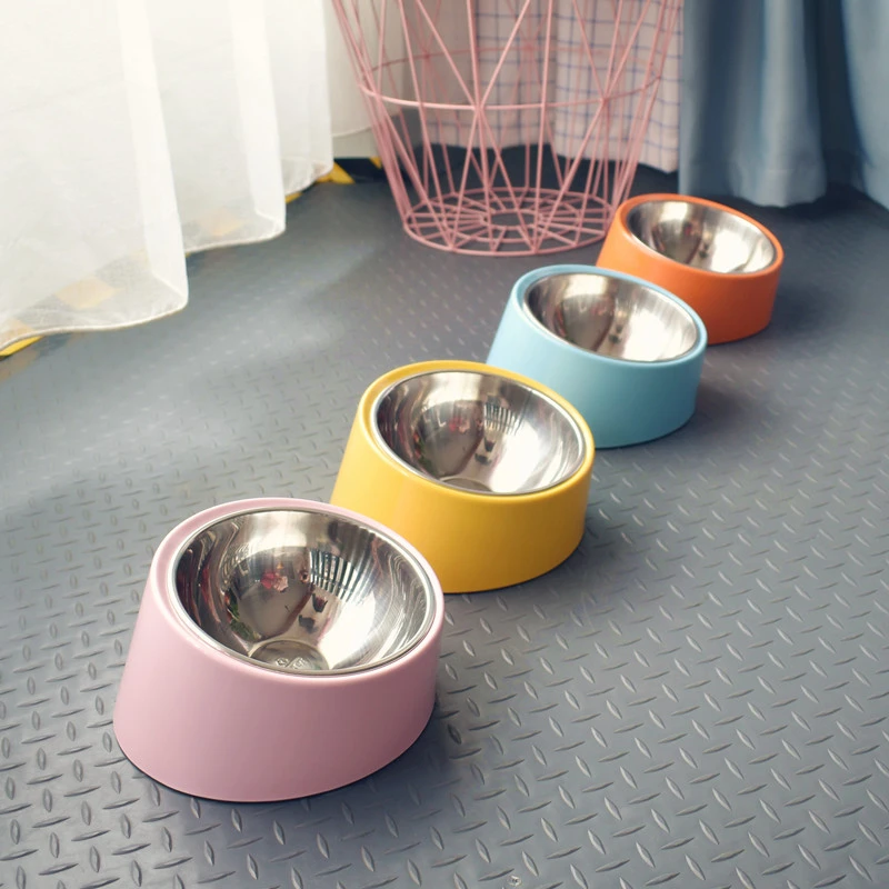 CAWAYI KENNEL Dog Feeder Drinking Bowls for dogs Cats Pet Food Bowl