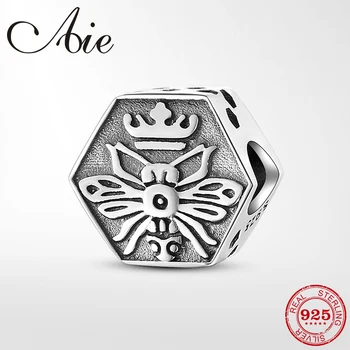 

King of bees 925 Sterling Silver Polygon Beads Fit Original European Charm Bracelet Jewelry making