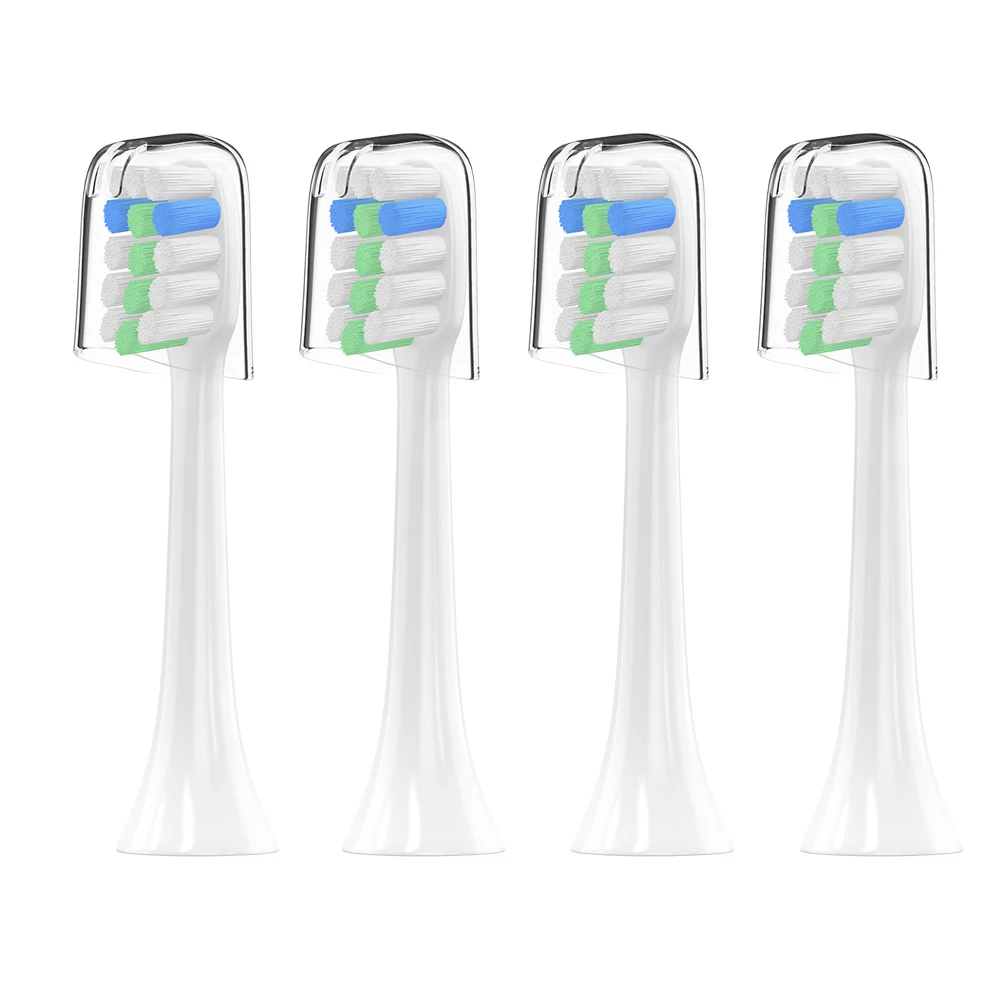 4/8 шт. Замена Xiaomi SOOCAS/SOOCARE X3 Зубная щётка головка для SOOCAS Xiaomi Mijia SOOCARE X3 электрическая насадка для зубной щетки - Цвет: Золотой