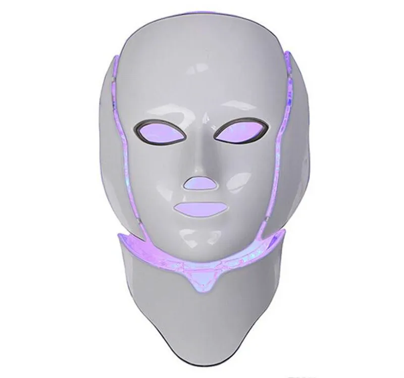 IPL light therapy Skin rejuvenation led skin rejuvenation neck mask with 7 colors  (2)