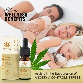 

10/30ml 3000mg Hemp CBD Organic Essential Oil Hemp Seed Oil Herbal Drops Body Relieve Stress Oil Skin Care Help Sleep