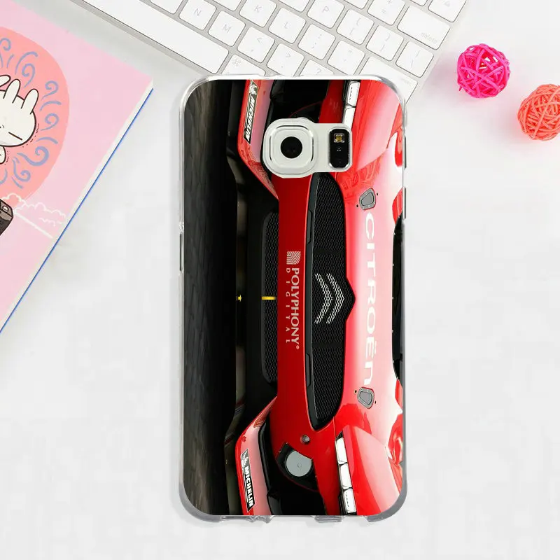Divine DS Citroen логотип мягкий ТПУ чехлы для телефонов Чехол для samsung Galaxy Note 3 4 5 8 S3 S4 S5 Mini S6 S7 S8 S9 Edge Plus On5 On7