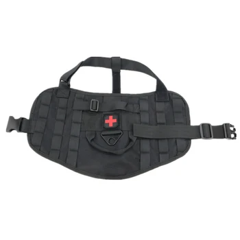 

Nylon Tactical Dog Vest K9 Military Pet Dog Clothes Harness Airsoft Paintball Hunting Training Vest Breathable VC