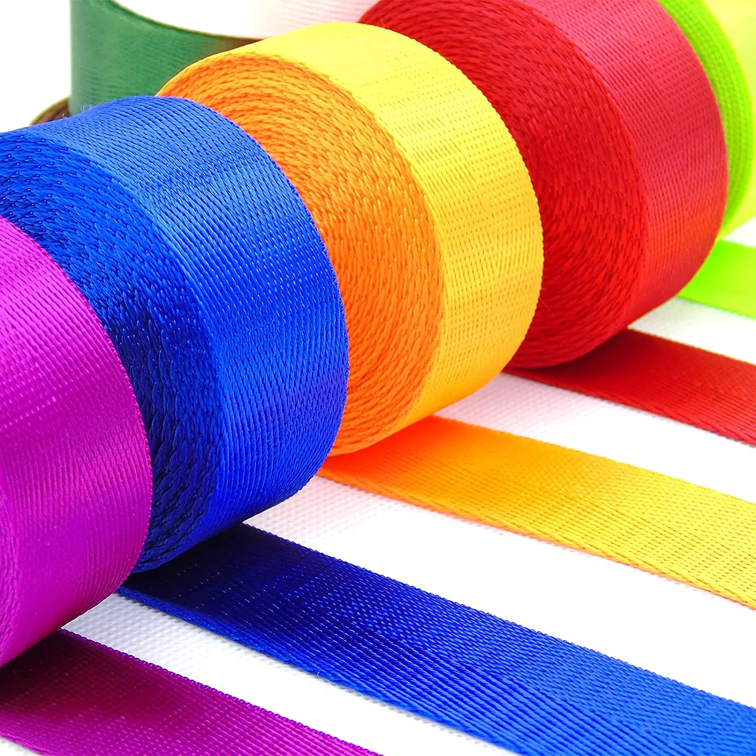

Color 2Yard 25-50mm High Quality Nylon Webbing Band Herringbone Pattern Lace Tape Ribbon DIY Bag Strap Sewing Belt Accessories