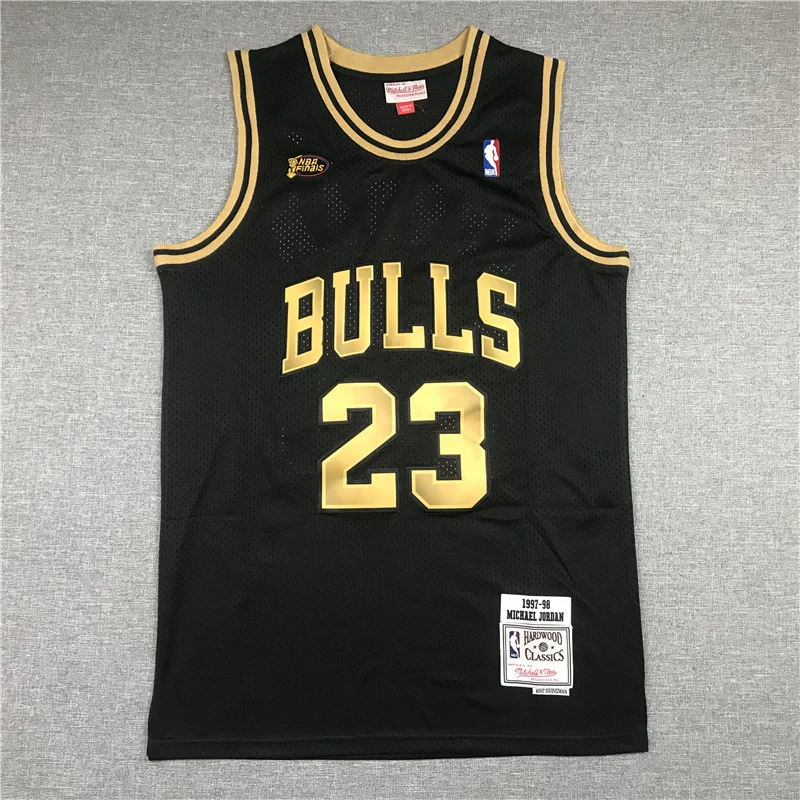 Мужские баскетбольные майки NBA Chicago Bulls 23 Майкл Джордан красный 1998 классический