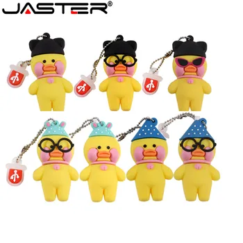 

JASTER cute cartoon cafe mimi duck style pendrive 4G 8G 16G 32G Usb 2.0 Usb flash drivd Pendrive