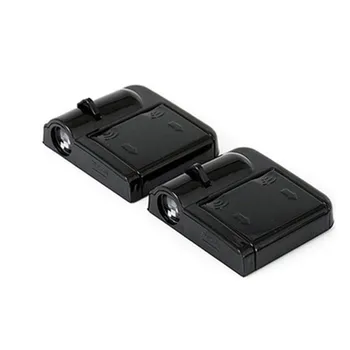 

2Pcs LED Car Door welcome lamp laser Logo Projector Warning Light For Mitsubishi ASX Outlander Grandis Lancer Auto parts