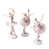 3Pcs Beautiful Dancing Girl Toy Elegant Home Decor Long Service Life Ballet Girl Cake Picks for Kids 1