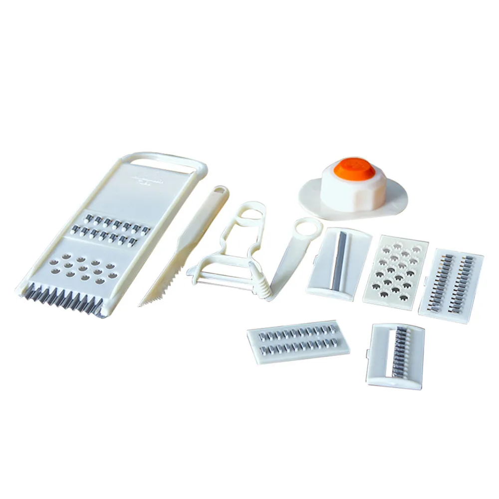 Многофункциональные 12 шт столовые приборы пилинг строгальные ломтики огурец картофеля измельченный поддержка Прямая поставка Высокая емкость