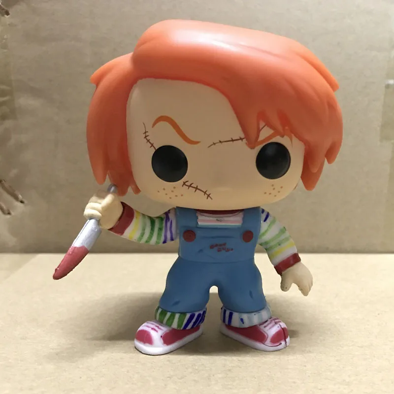 Funko pop Thriller Movie Child's Play & Chucky on car Vinyl Action Figure Collection Model Toys for Children Birthday gift