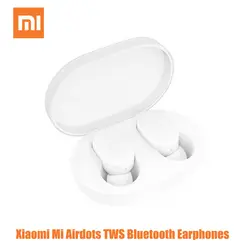 Xiaomi Redmi Airdots TWS беспроводные Bluetooth наушники стерео бас Bluetooth 5,0 с микрофоном громкой связи Управление AI Молодежная версия