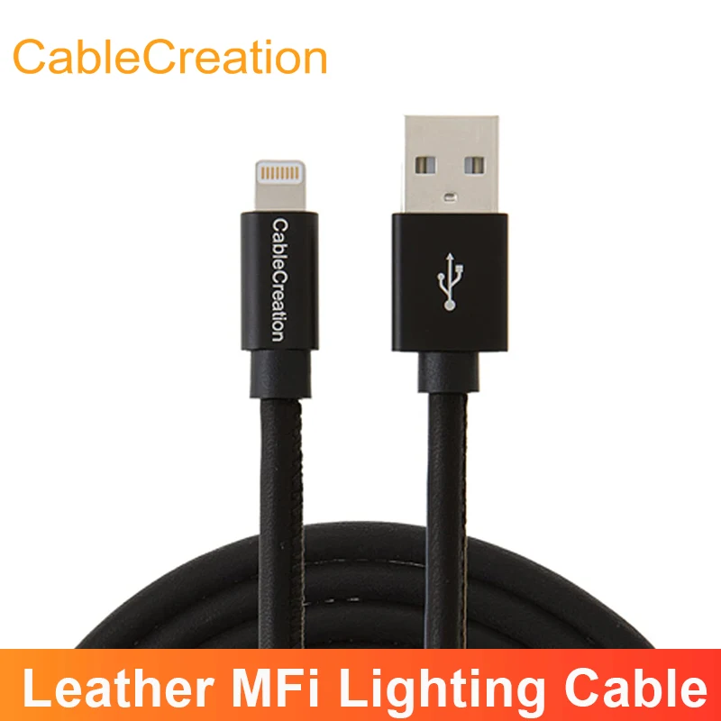 Кабель CableCreation MFi Lightning для iPhone 13 12 11 Pro XR XS USB-кабель синхронизации данных iPad кабель