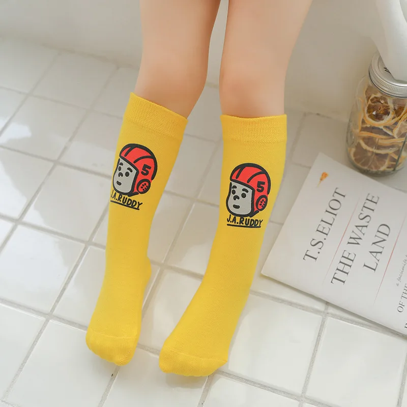 Autumn New Style CHILDREN'S Cartoon Printed Heel Character Children's Socks Autumn Men And Women Children's Socks