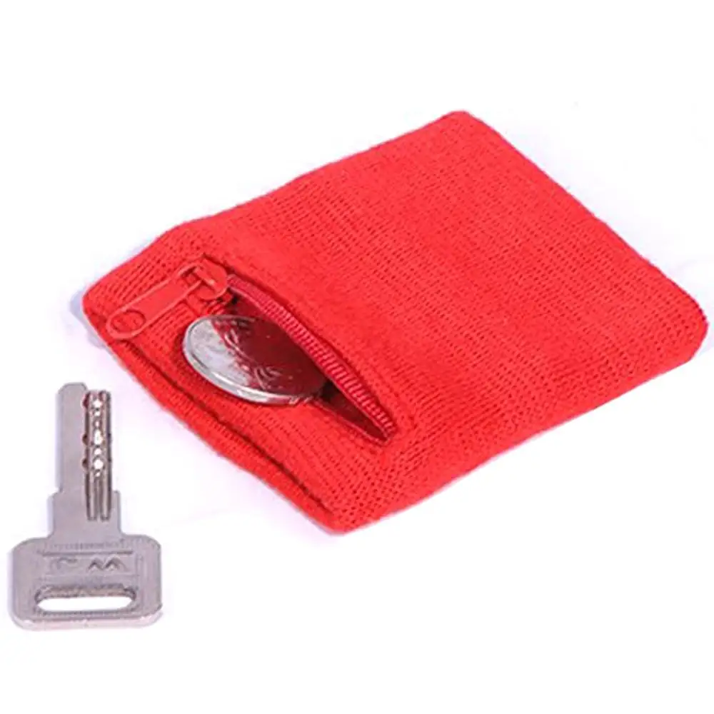 Zipper Wrist Wallet Pouch Running Sports Arm Band Bag For MP3 Key Card Storage