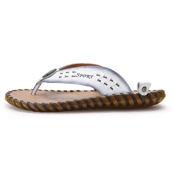 

2020 sandalia sandalle sandalias cuero ritable transpirables masculino para sandali sandalen da men genuino verano piel heren v