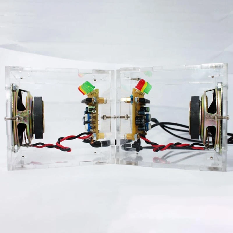 Сделай Сам спикер набор с чехлом 3Wx2 усилитель динамик электронный DIY тренировочный сварочный узел части