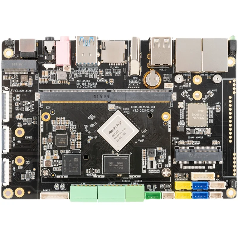 Ĩ ھ Core-3568J  ,  AI  6 SBC, IOT Ʈ NVR, 4GB + 32GB  ھ, RK3568