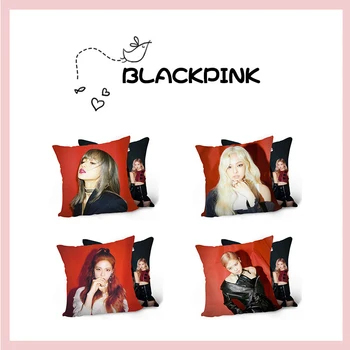 

Kpop BLACKPINK <KILL THIS LOVE> Double-side Pillow Printing Sofa Cushion JENNIE ROSE LISA JISOO Car Waist Pillow Fan Collection