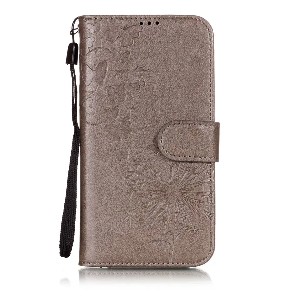 Dandelion Gray Книга Стиль крышка чехол для Xiaomi mi A2 6X8 Red mi 7 S2 4A 4X5 плюс 6A Note 4 5 6 iPad Pro 5A чехол-кошелек с подставкой и отделением для карт в стиле ретро чехол DP01F - Цвет: Dandelion Gray