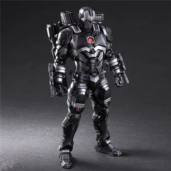 

27cm Marvel Figurines Play Arts Kai Iron Man War Machine Action Figures Super Movable Joints Assembly Collectible Model Toys