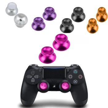 

2pcs Hot Rocker Protection Cap Set 3D Metal Controller Gamepad Joystick Handle Button Protective Cover For PS4 XBox One