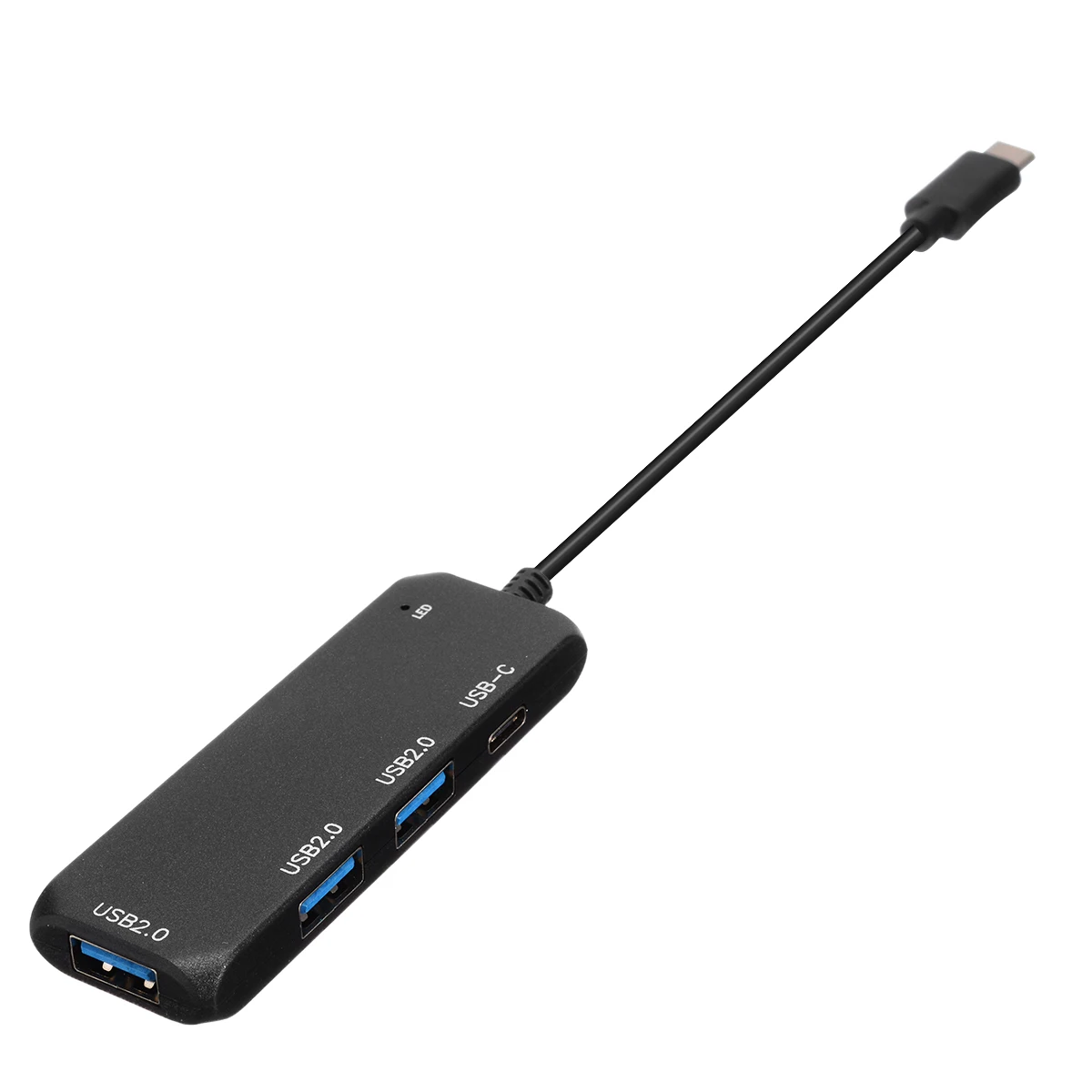 4 в 1 Тип C концентратор 4 порта USB-C в Тип C сплиттер конвертер 4K USB 2,0 концентратор адаптер кабель для MacBook, ПК, ноутбук