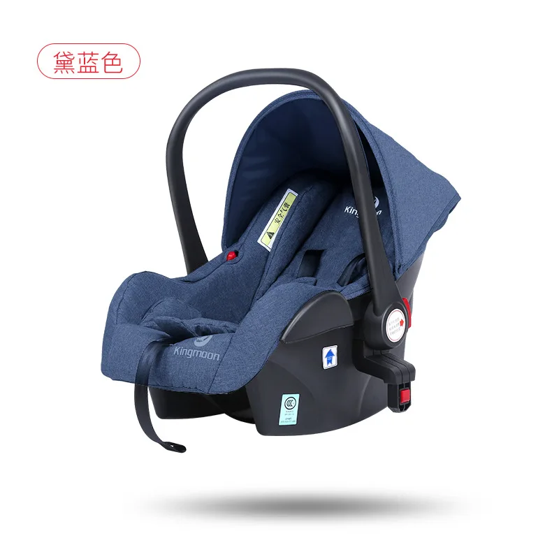 blue car seat Детская коляска yoya, ультра-светильник, складные коляски для новорожденных, тип корзины, безопасное сиденье, коляска 3 в 1, коляска, детская коляска, 5,8 Кг, переносная - Цвет: blue car seat