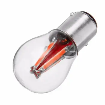 

2PCS 12V 24V 1157 BAY15D 21 / 5W Red Car 4 COB LED Reverse Backup Tail Stop Brake Light Bulbs 450LM Auto SUV Light Bulbs
