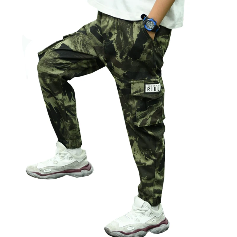 boys camo trousers