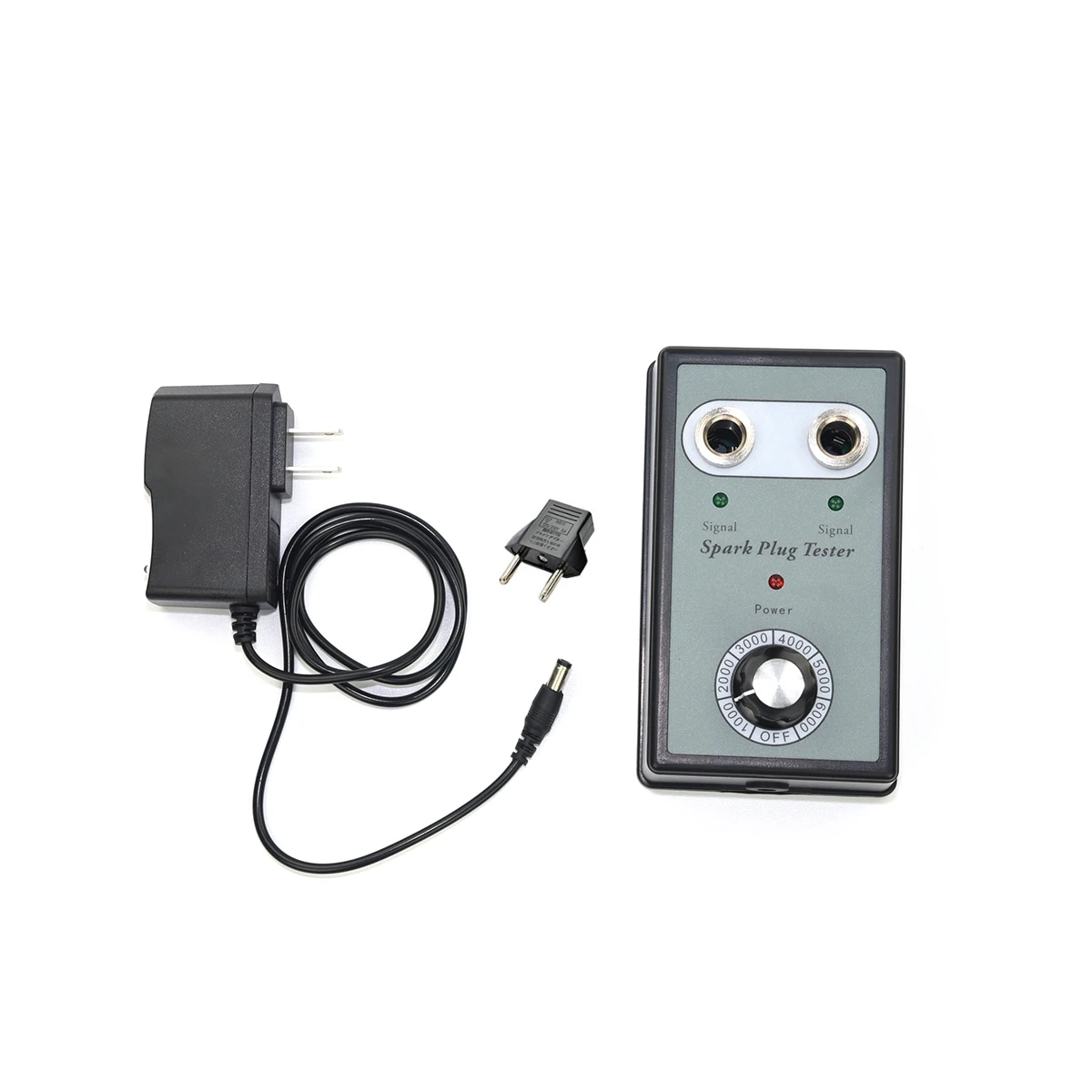 

Car Spark Plug Tester With Power Adapter Fit for 12V Gasoline Vehicles Car Spark Plugs 145*85*60mm
