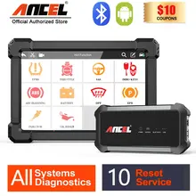 ANCEL X7 All System OBD2 Auto Diagnostic Tool IMMO EPB SAS ABS EPB Oil Reset Injector Coding Professional OBD Automotive Scanner
