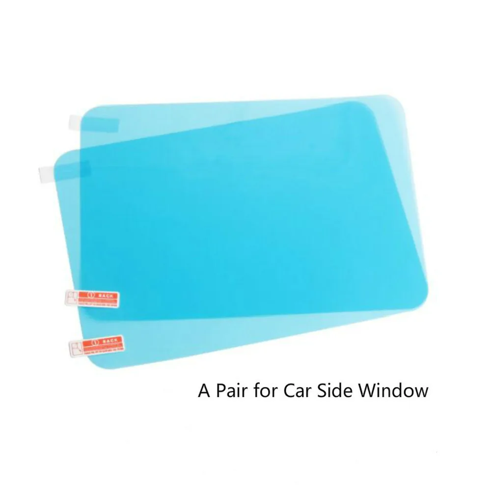 2 шт. непромокаемая пленка антизапотевающая защитная на боковое окно прозрачная