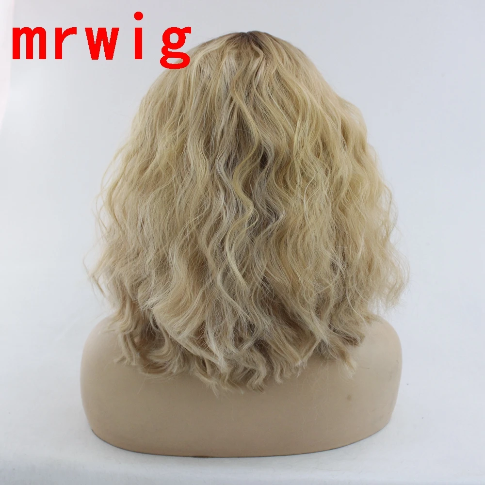 MRWIG коричневые корни Омбре блонд 27# смешанный 613# цвет волос синтетическое Термостойкое волокно
