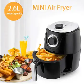 

1500W 2.6L Oil free Air Fryer Health Cooker Airfryer Pizza Multi function Smart Fryer for French fries Eletric Deep Airfryer