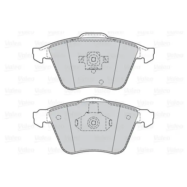 Колодки тормозные VOLVO S40/V50 1.6-2.5 04- передние VALEO 302 0