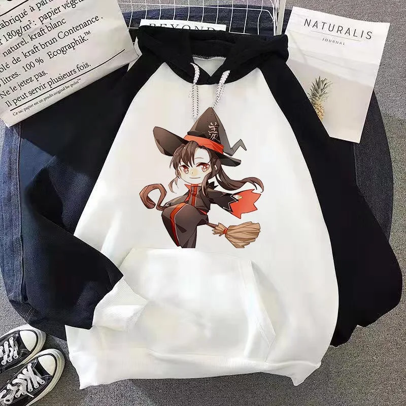 Фиолетовый Аниме Mo Dao Zu Shi Косплей Wei WuXian Lan WangJi BL зимнее Теплое повседневное пальто унисекс толстовки ChenQingLing Толстовка - Цвет: Фиолетовый