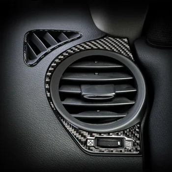 

2pcs Carbon Fiber Side Air Vent Outlet Cover Trim Waterproof Interior Stickers For LEXUS IS250 300 350 2006-2012