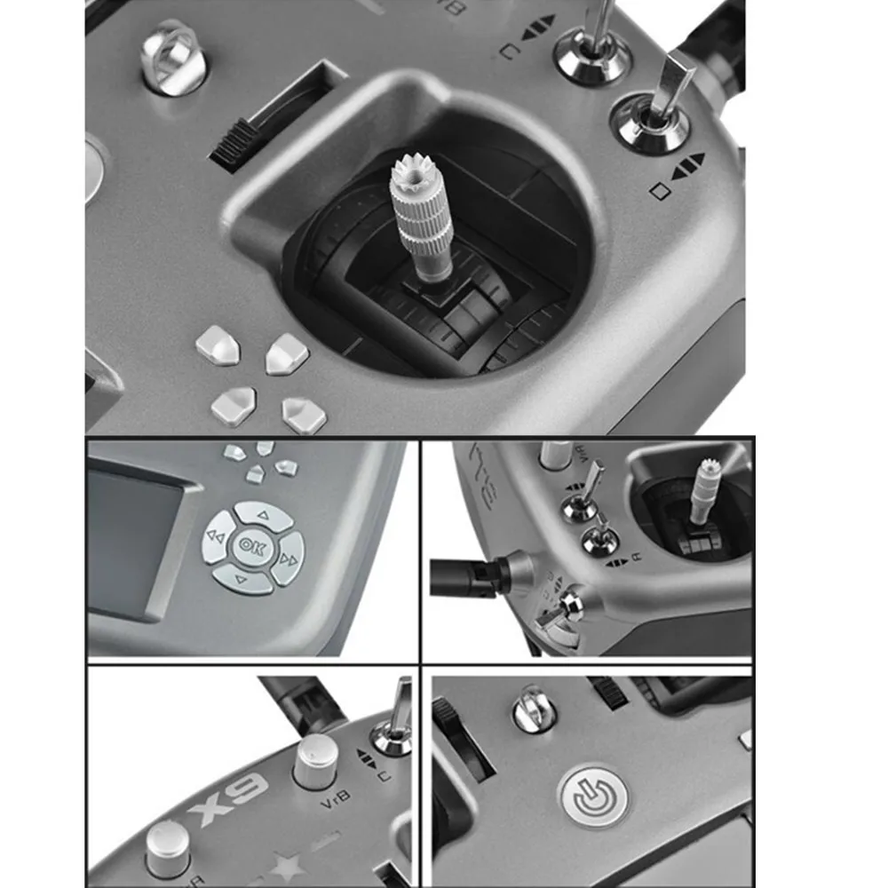 TTSRC X9 2,4G 9CH пульт дистанционного управления 2,4G 9CH приемник передатчика R9D для радиоуправляемого самолета БПЛА квадрокоптера дрона