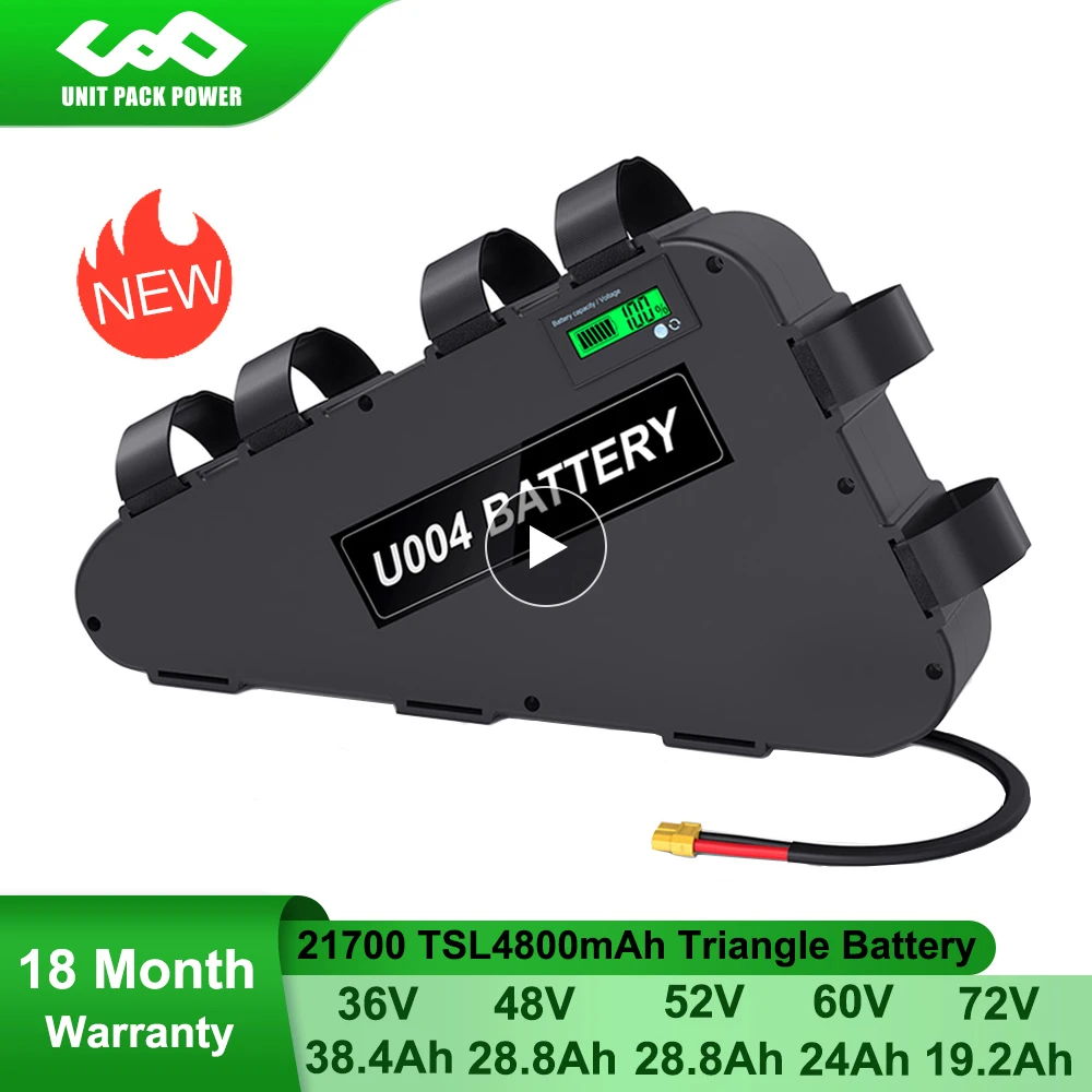 21700 батарея eBike 48V 28.8Ah 52V 60V 24Ah 72V 19.2Ah 36V 38.4Ah для 3000W 2000W 1500W 1000W 750W 500W 350W Bafang мотор | Спорт