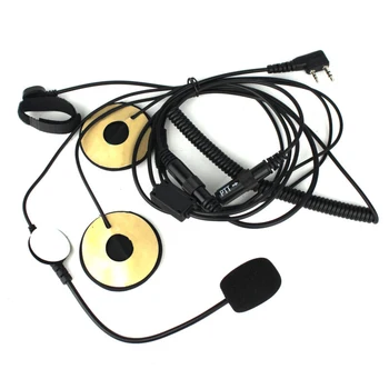 

Earpiece Helmet Headset For BAOFENG UV5 BF-480 490 Dual speakers For communication Durable