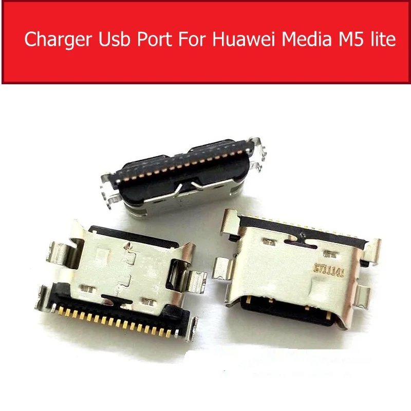 USB разъем для зарядного устройства Huawei MediaPad M5 Lite 10|ЖК-экраны и панели планшетов| |
