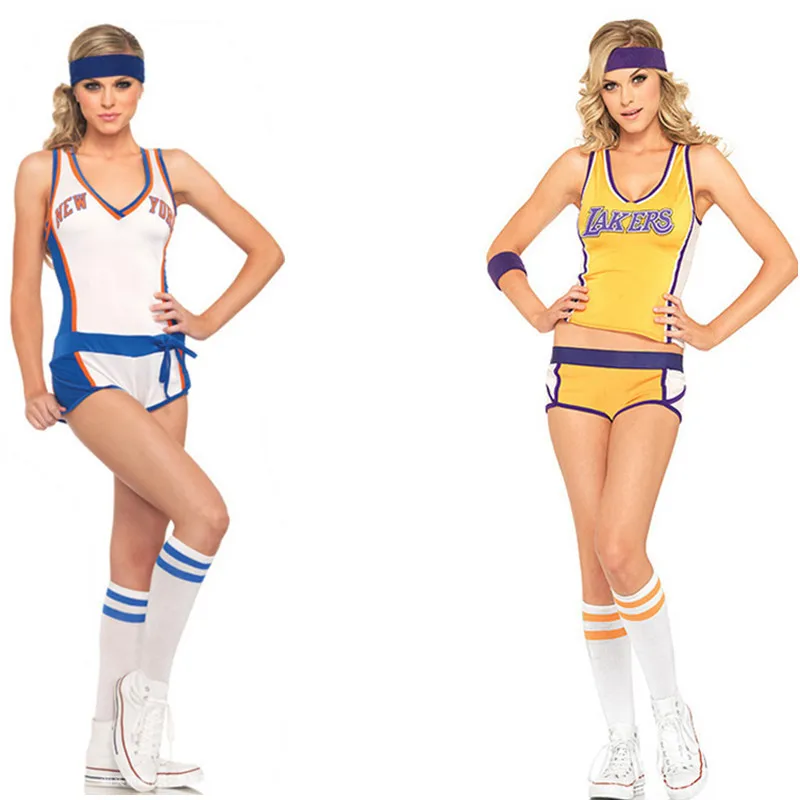 Костюм Болельщицы одежда Топ Юбка Футбол Регби Баскетбол Cheer Team девушка Черлидинг униформа сценическое представление